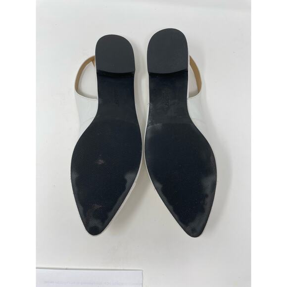 Trotters Womens Halsey Flat White Adjustable Ankle Strap Size 8.5 - Picture 10 of 11